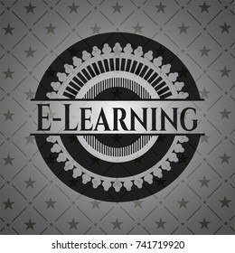 E-Learning dark emblem