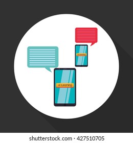 E-learning design. education icon. online concept