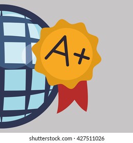 E-learning design. education icon. online concept