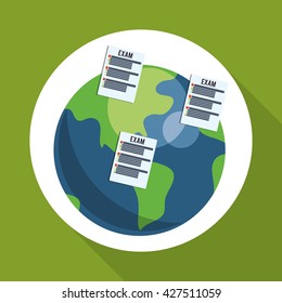E-learning design. education icon. online concept