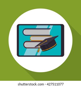 E-learning design. education icon. online concept