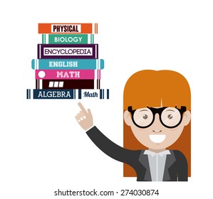 e-learning design over white background, vector illustration