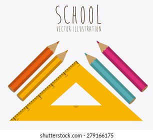 e-learning design over white background, vector illustration