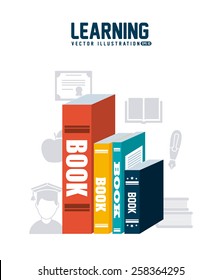 e-learning design, vector illustration eps10 graphic 