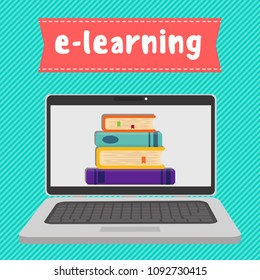 e-learning education concept