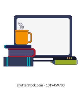 elearning education concept blue lines