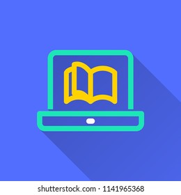 E-learning education icon. Academic study, learn symbol.