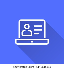 E-learning education icon. Academic study, learn symbol.