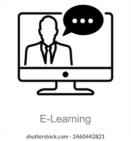 Ikonenkonzept für E-Learning und Bildung