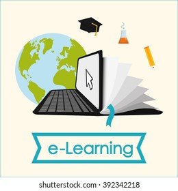 e-learning icon design