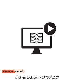 elearning icon design vector illustration
