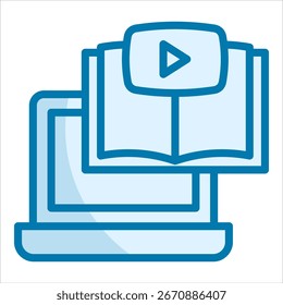 Elemento De Ícone De E-Learning Para Design