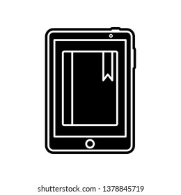 e-learning icon. Element of Education for mobile concept and web apps icon. Glyph, flat icon for website design and development, app development