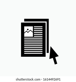 E-Learning Icon. Learn by Technology Illustration As A Simple Vector Sign & Trendy Symbol for Design and Education Websites, Presentation or Apps Element.