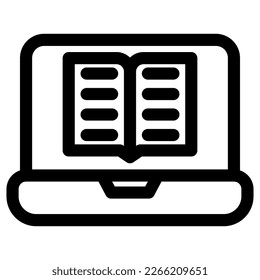 e-learning icon or logo isolated sign symbol vector illustration - high quality black style vector icons
