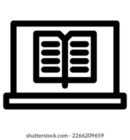 e-learning icon or logo isolated sign symbol vector illustration - high quality black style vector icons
