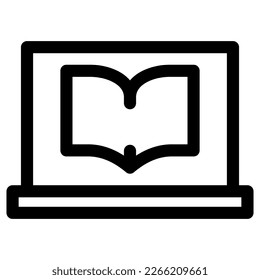 e-learning icon or logo isolated sign symbol vector illustration - high quality black style vector icons
