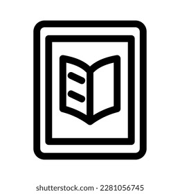 icono de aprendizaje o logotipo símbolo de señas aislado ilustración vectorial - iconos vectoriales de estilo negro de alta calidad
