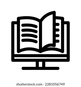elearning icon or logo isolated sign symbol vector illustration - high quality black style vector icons
