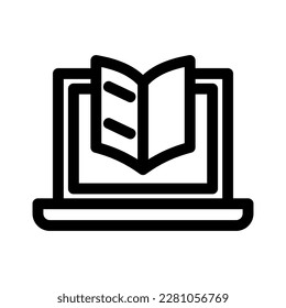 elearning icon or logo isolated sign symbol vector illustration - high quality black style vector icons
