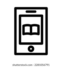 E-Learning-Symbol oder Logo einzeln auf Zeichen, Vektorgrafik - hochwertige Vektorsymbole in schwarzem Stil
