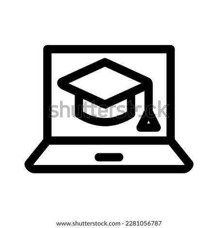 elearning icon or logo isolated sign symbol vector illustration - high quality black style vector icons
