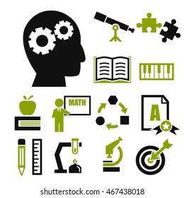 e-learning icon set