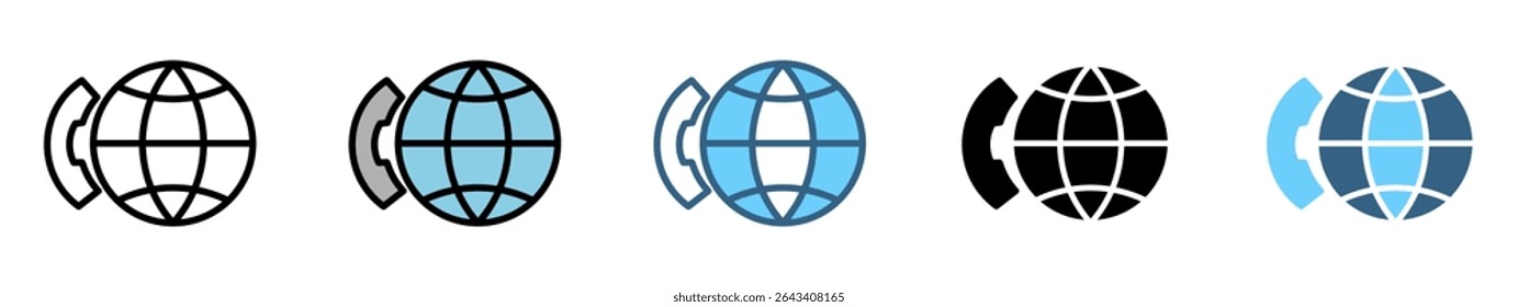 E-learning icon set with various styles and colors