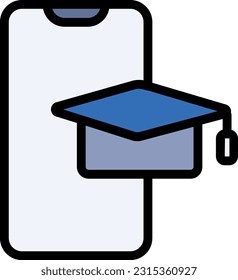 Icono de eLearning significa aprendizaje y educación en línea a través de recursos electrónicos, enfatizando la flexibilidad y accesibilidad