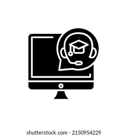 E-learning icon in vector. logotype