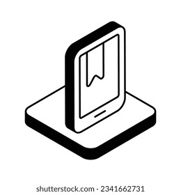 E-learning icon, vector stock illustration.