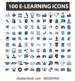 e-learning icons