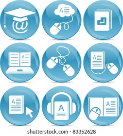 e-learning icons