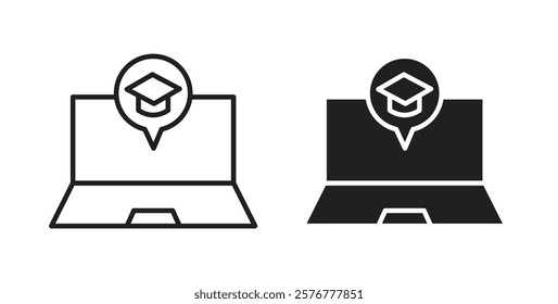 E-learning icons pack for ui designs