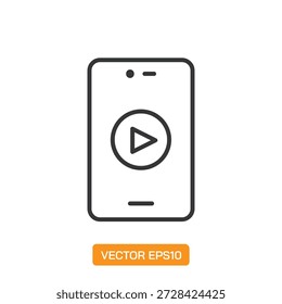 E-Learning-Symbole. Sammlung von Symbolelementen für dünne Linien.