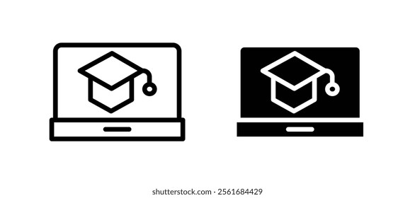 E-learning icons for web ui designs