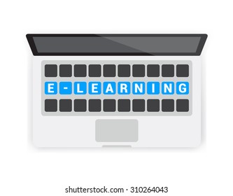 E-Learning Keyboard Laptop