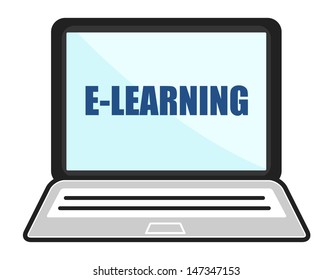 E-Learning Laptop Concept
