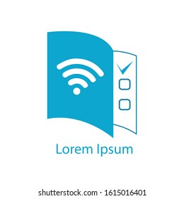 e-learning logo vector illustration. e-learning symbol icon. 
