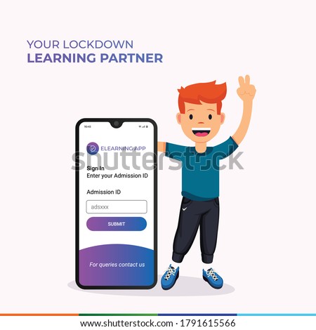 e-learning mobile app, online education app, student holding mobile, digital learning technology, online education application, physics, maths, chemistry, teaching app, lockdown learning app