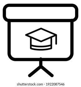 E-learning, online education elements - minimal thin line web icon set. Outline icons collection. Simple vector illustration. Online education icon