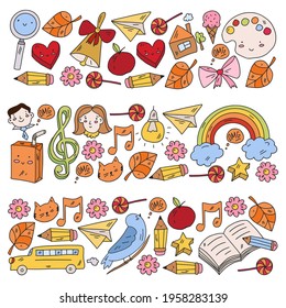 E-learning and online education. Small children. Creativity and imagination.