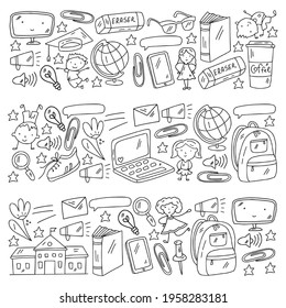 E-learning and online education. Small children. Creativity and imagination.