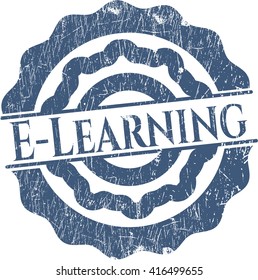 E-Learning-Gummistempel