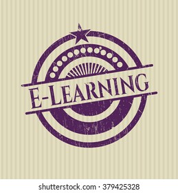 E-Learning rubber texture