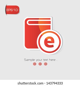 E-Learning symbol,vector