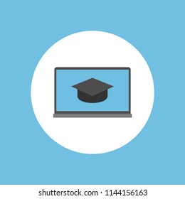 e-learning vector icon