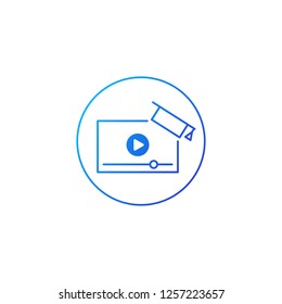 E-learning vector icon