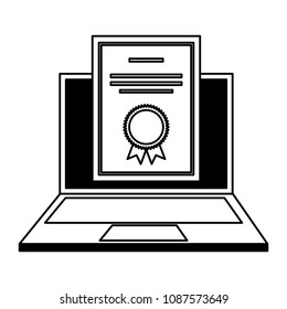 e-learning website education laptop school graduation certificate
