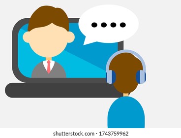 e-learning.diseño de comunicación por Internet.Soporte en línea.Chat en línea